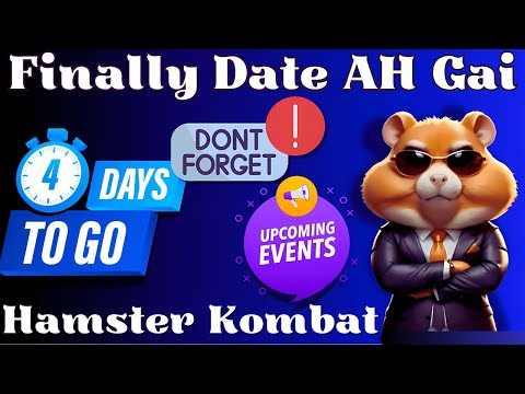 Finally Date announced ho gai hamster kombat ki | Revealed Listing date of hamster Kombat
