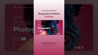 Landing Page Using HTML CSS & JavaScript  #coding #webdesign #htmlcsstutorial #webdevelop
