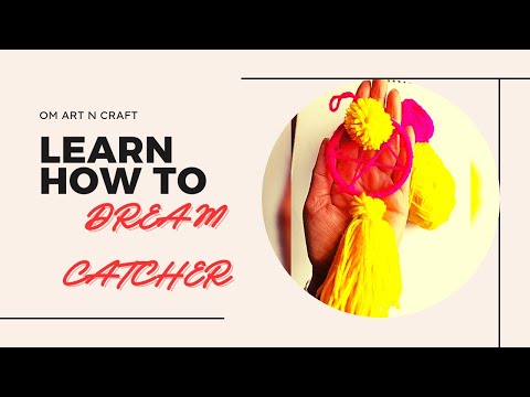Make a dream catcher easy process step by step