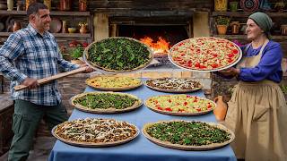 Rustic Pies with Wild Nettle Filling: Traditional Azerbaijani Baking