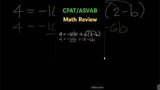CFAT/ASVAB Math Review #asvab #maths #cfat #algebra #asvabmath #asvabmathhelp