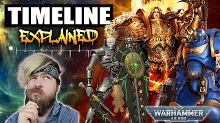 40K Timeline EXPLAINED. Everything You NEED to Know! | Warhammer Lore