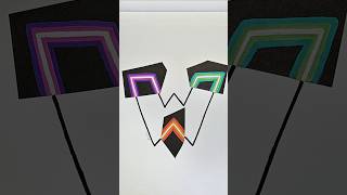 Drawing "W" with Neon Lights