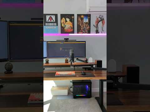 my desk setup as a software engineer (2023 edition) #homeoffice #gaming #desksetup