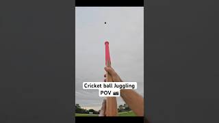 POV: Cricket ball juggling tricks! #cricket