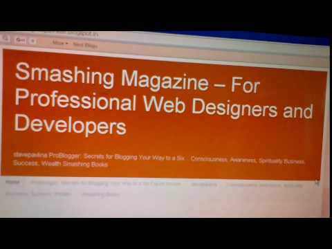 Smashing Magazine – For Professional Web Designers and Developers