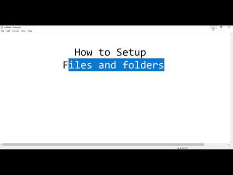 what is the First step in creating a website | Setting up to write HTML