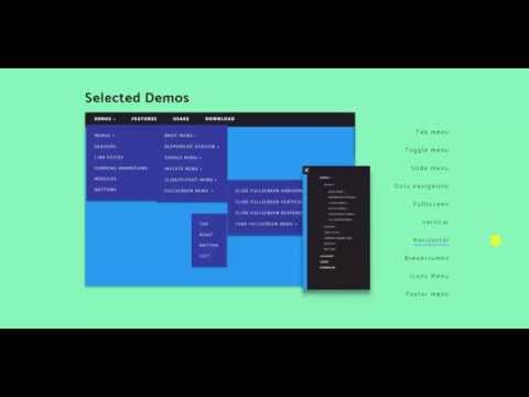 90+ Remixable Responsive Menus Demo
