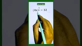 Simplifying very nice exponent math question with variable #shorts #maths