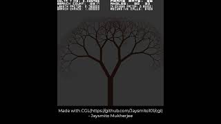 Procedural Recursive Trees | CGL | Jaysmito Mukherjee | #shorts