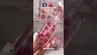 Prettiest Chinese lip gloss #lipgloss #lipglossasmr #pink #cbeauty #makeup #wonyoungism  #shorts