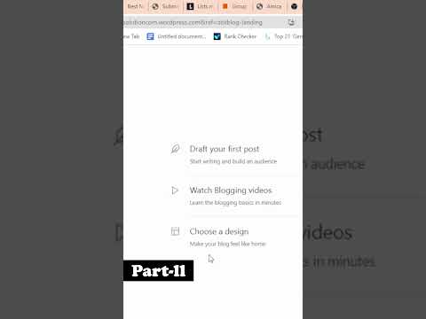 How to Create Backlink on Home.blog.com website Part-02. #backlinks #backlinking #seo #offpageseo