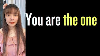 No doubt. YOU ARE THE ONE!  #propheticword #relationship #marriage #restoration