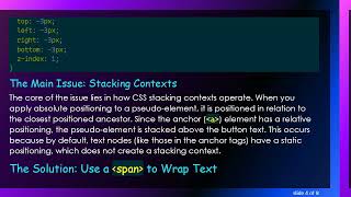 Fixing z-index Issues with CSS Pseudo-elements