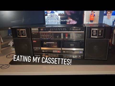 1980s panasonic tape deck repair