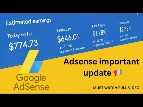 Google Adsense latest update 📢/adsense new working method 2025/ free available in hindi