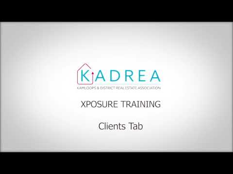 Xposure Training | Clients Tab