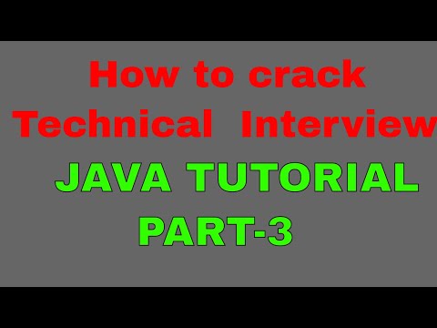 How to crack technical Interview,java tutorial part-3,First Java PROGRAM