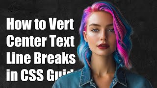 How to Vertically Center Text with Line Breaks in CSS: A Step-by-Step Guide