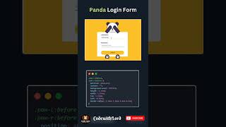 Login Form for Website to make Interactive #shorts #viraln#trending #coding #python #webdesign
