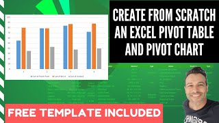 Create from Scratch an Excel Pivot Table and Pivot Chart