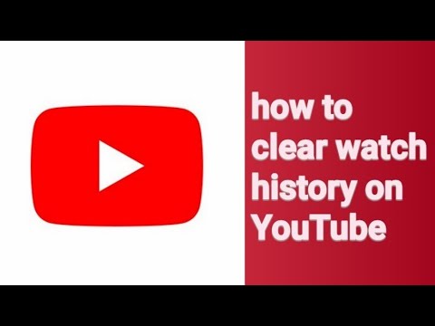 how to clear watch history on YouTube