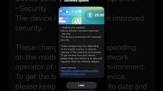 samsung A34 got bug fixing update.#samsung #oneui7
