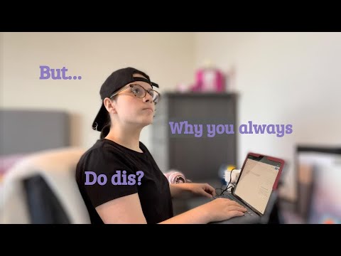 What my dad does right before we have to leave…