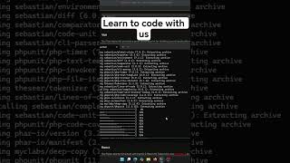 First laravel video is up 🔥💯 #coding #codewithme