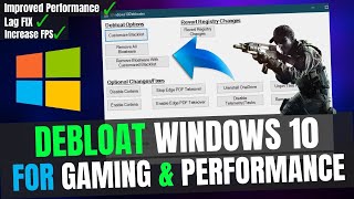 🔧Easily  REMOVE bloatware Windows 10 For LATENCY & Low Input Lag ✅ Remove Windows Bloatware | 2021