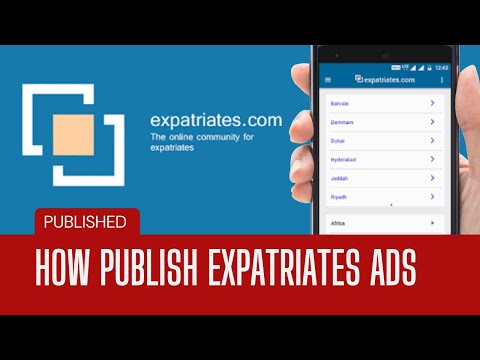 How To Create Account And Place Ads On Expatiates by buttinfo1989