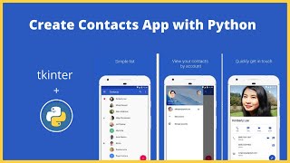 Contacts App with python | Contact book | Contact Management | #shorts #short #ytshorts