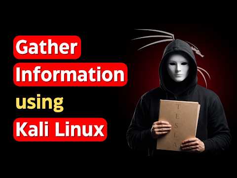 How Hackers Gather Information on Any Target in Kali Linux?