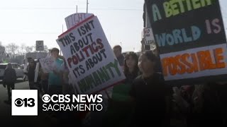 Thousands of Modesto students walk out of school in protest of ICE