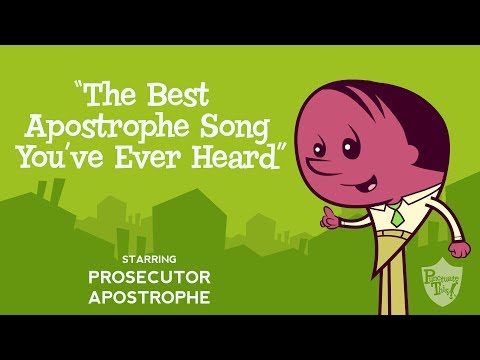 Apostrophe song from Grammaropolis - "The Best Apostrophe Song You've Ever Heard"