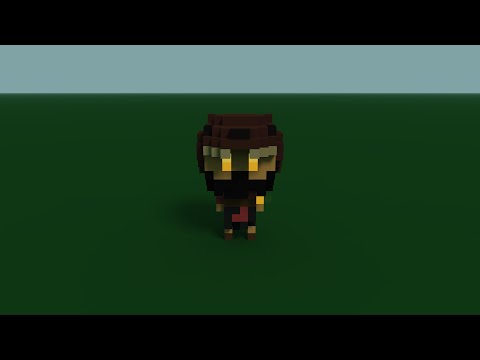 Udyr Chibi Voxel Art | League Of Legends | LoL FanArt