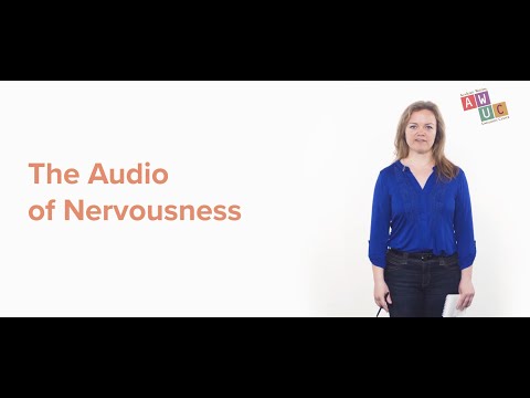 Johanna Campbell - The Audio of Nervousness in Public Speaking (Lesson №2)