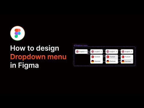 How to Create an Interactive Dropdown Menu in Figma | Step-by-Step Tutorial (2025) #dropdownmenu