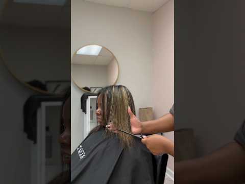 Nothing feels better than having a fresh hair cut #contentcreator #silkpress #brysontiller
