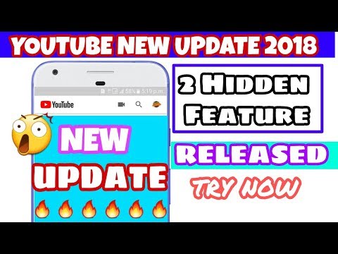 YOUTUBE app new update use without add 2018 | 2 hidden feature background play video in hindi