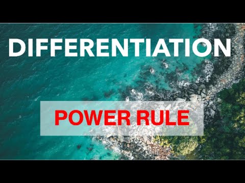 Differentiation | Power Rule | Basic Calculus