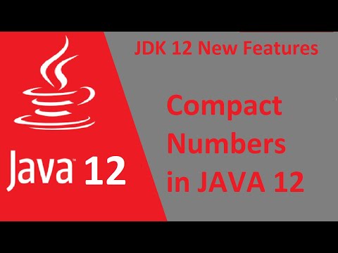 Java 12 new features | Compact Number Formatting in java JDK 12