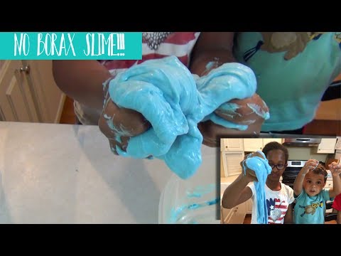 How to Make Slime Without Borax: Easy Kid Friendly Slime | Science Experiments For Kids