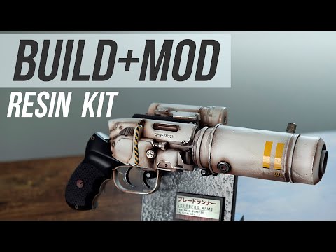 Building a Blade Runner SNUB Resin kit - Full Build, paint, weathering + Mods