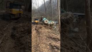LOGGING FAIL 🚜🌲 #johndeere #logging #stihl #lumberjack #fyp #norway #tractor