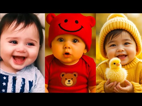 Cutest Baby Laughing Moments Ever 😍 | Funny Baby Talking Compilation 2025