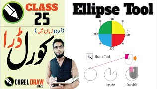 CLASS 25 II ELLIPSE TOOL IN CORELDRAW