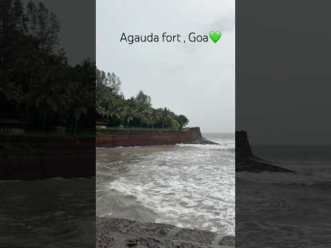 Agauda fort,Goa💚 #goadiaries #goabeach #travel #explorepage #beachvibes #vlog #trending #goamonsoon