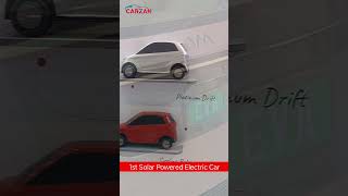 1st Solar Powered Electric EVA Car#carzan#electric#auto#expo