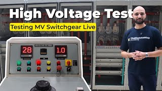 High Voltage Testing on MV Switchgear (Live From Factory)